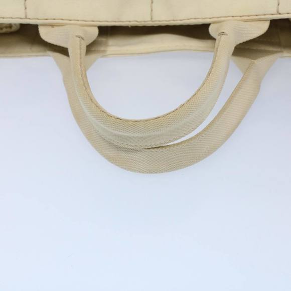 PRADA Canapa MM Hand Bag Canvas White Auth bs8562 - Picture 7 of 16